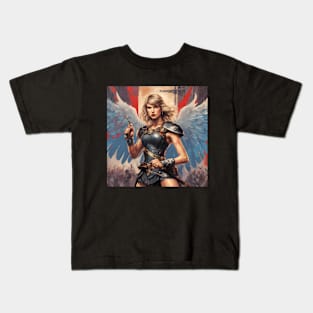 Taylor Swift vintage dnd style art Kids T-Shirt